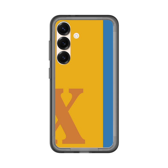 スリムプロテクションプレミアムケース［ オリジナル - initial color line - X orange ］