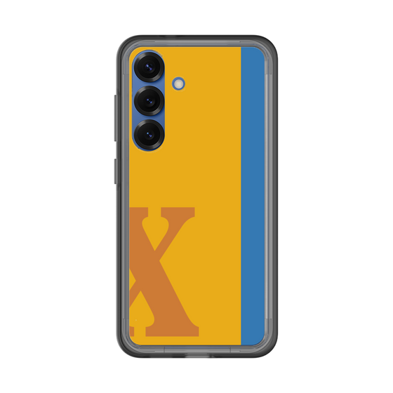 スリムプロテクションプレミアムケース［ オリジナル - initial color line - X orange ］