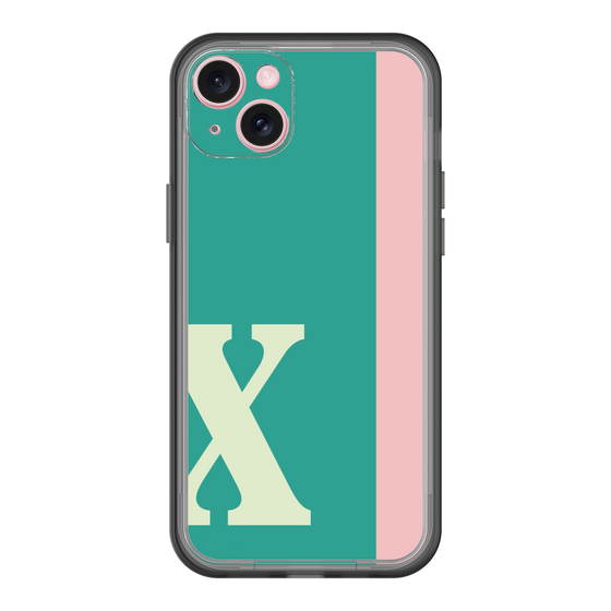 スリムプロテクションプレミアムケース［ オリジナル - initial color line - X green ］