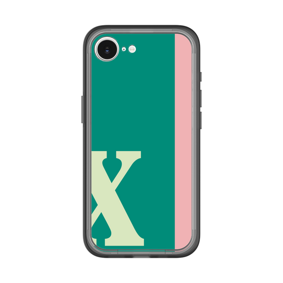 スリムプロテクションプレミアムケース［ オリジナル - initial color line - X green ］