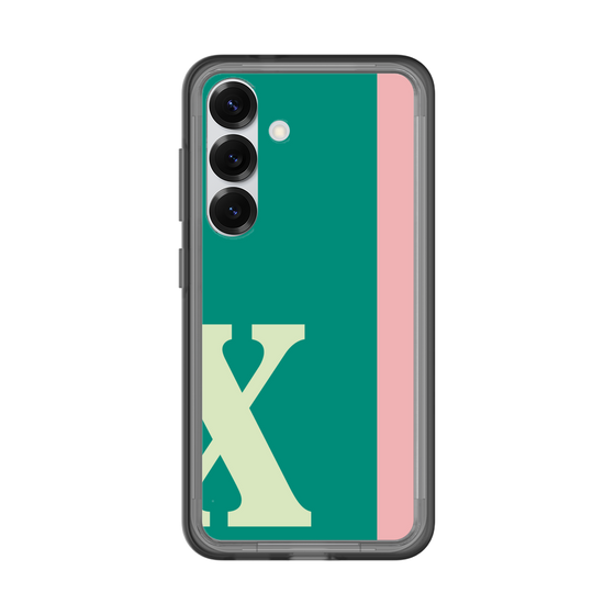 スリムプロテクションプレミアムケース［ オリジナル - initial color line - X green ］