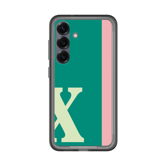 スリムプロテクションプレミアムケース［ オリジナル - initial color line - X green ］