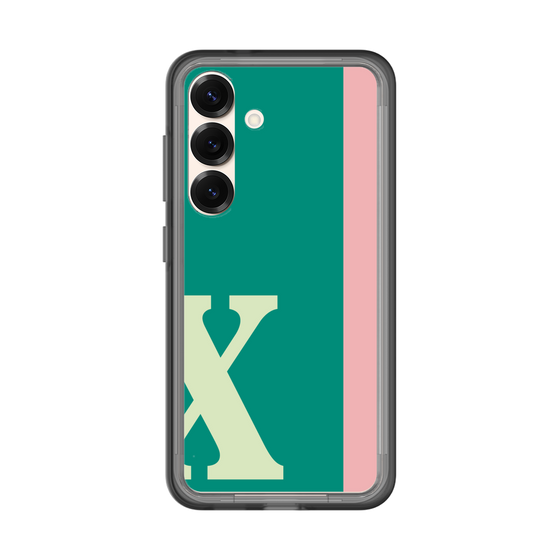 スリムプロテクションプレミアムケース［ オリジナル - initial color line - X green ］