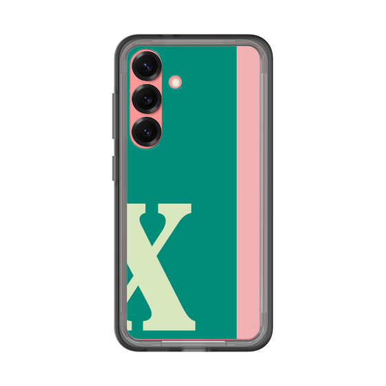 スリムプロテクションプレミアムケース［ オリジナル - initial color line - X green ］