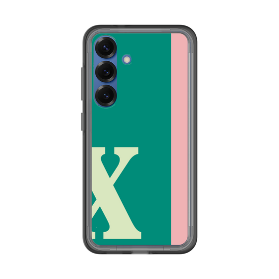 スリムプロテクションプレミアムケース［ オリジナル - initial color line - X green ］
