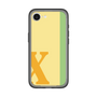 スリムプロテクションプレミアムケース［ オリジナル - initial color line - X yellow ］