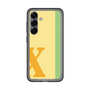 スリムプロテクションプレミアムケース［ オリジナル - initial color line - X yellow ］