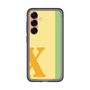 スリムプロテクションプレミアムケース［ オリジナル - initial color line - X yellow ］