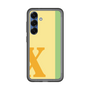 スリムプロテクションプレミアムケース［ オリジナル - initial color line - X yellow ］