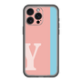 スリムプロテクションプレミアムケース［ オリジナル - initial color line - Y pink ］