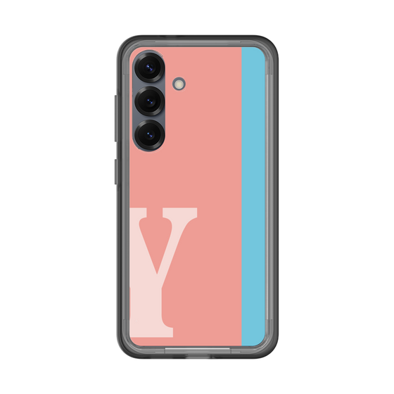 スリムプロテクションプレミアムケース［ オリジナル - initial color line - Y pink ］