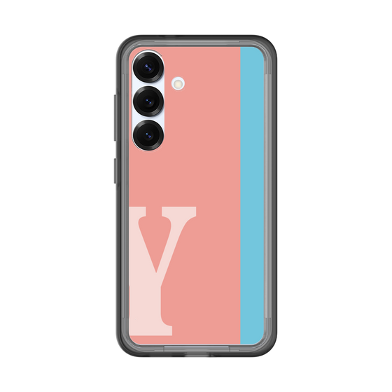 スリムプロテクションプレミアムケース［ オリジナル - initial color line - Y pink ］