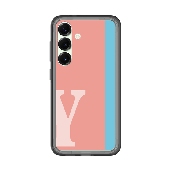スリムプロテクションプレミアムケース［ オリジナル - initial color line - Y pink ］