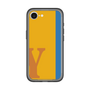 スリムプロテクションプレミアムケース［ オリジナル - initial color line - Y orange ］