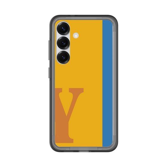 スリムプロテクションプレミアムケース［ オリジナル - initial color line - Y orange ］