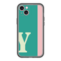 スリムプロテクションプレミアムケース［ オリジナル - initial color line - Y green ］