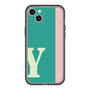 スリムプロテクションプレミアムケース［ オリジナル - initial color line - Y green ］