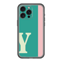 スリムプロテクションプレミアムケース［ オリジナル - initial color line - Y green ］
