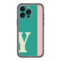 スリムプロテクションプレミアムケース［ オリジナル - initial color line - Y green ］