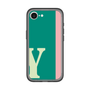 スリムプロテクションプレミアムケース［ オリジナル - initial color line - Y green ］