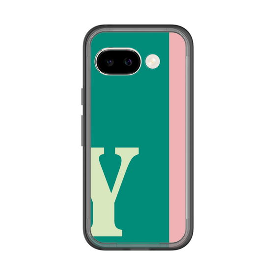 スリムプロテクションプレミアムケース［ オリジナル - initial color line - Y green ］