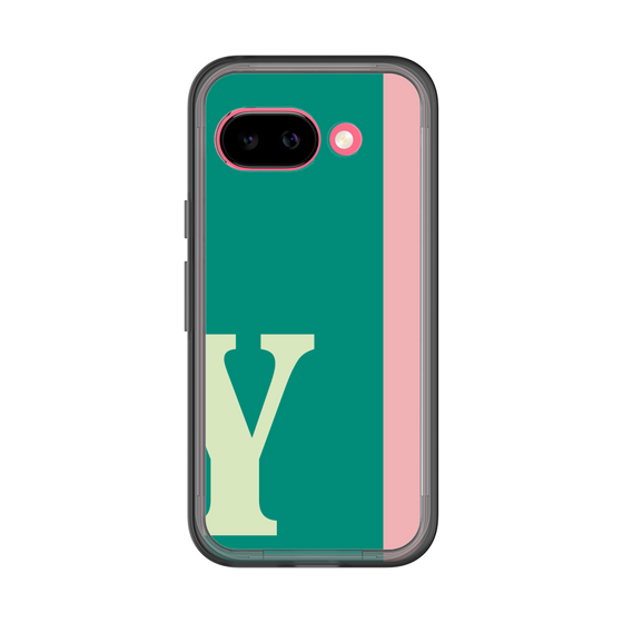 スリムプロテクションプレミアムケース［ オリジナル - initial color line - Y green ］