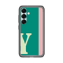 スリムプロテクションプレミアムケース［ オリジナル - initial color line - Y green ］