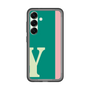スリムプロテクションプレミアムケース［ オリジナル - initial color line - Y green ］