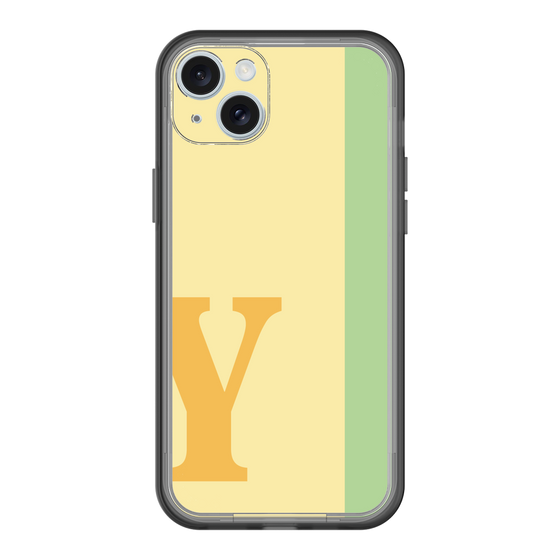 スリムプロテクションプレミアムケース［ オリジナル - initial color line - Y yellow ］