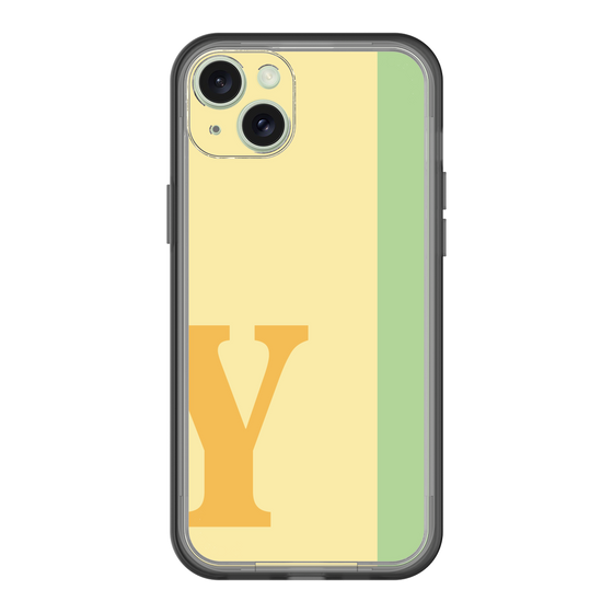 スリムプロテクションプレミアムケース［ オリジナル - initial color line - Y yellow ］