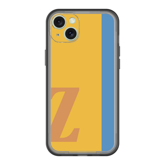 スリムプロテクションプレミアムケース［ オリジナル - initial color line - Z orange ］