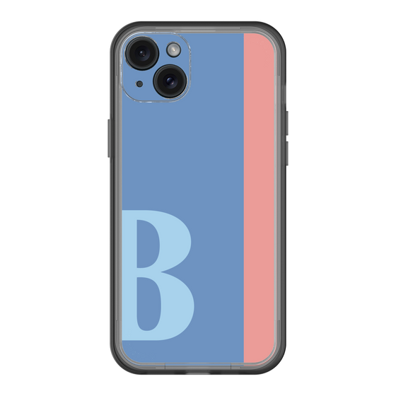 スリムプロテクションプレミアムケース［ オリジナル - initial color line - B blue ］