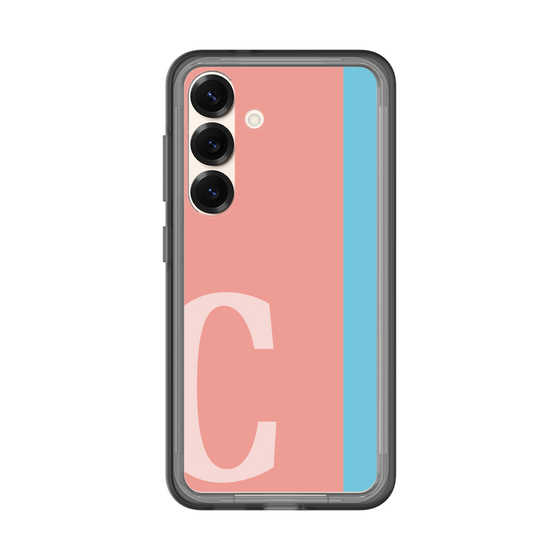 スリムプロテクションプレミアムケース［ オリジナル - initial color line - C pink ］