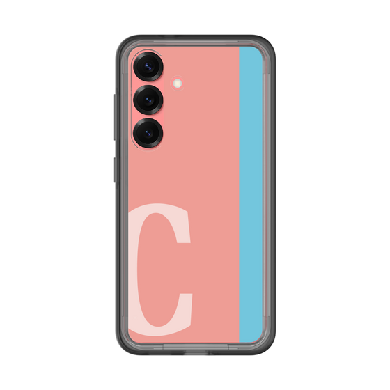 スリムプロテクションプレミアムケース［ オリジナル - initial color line - C pink ］