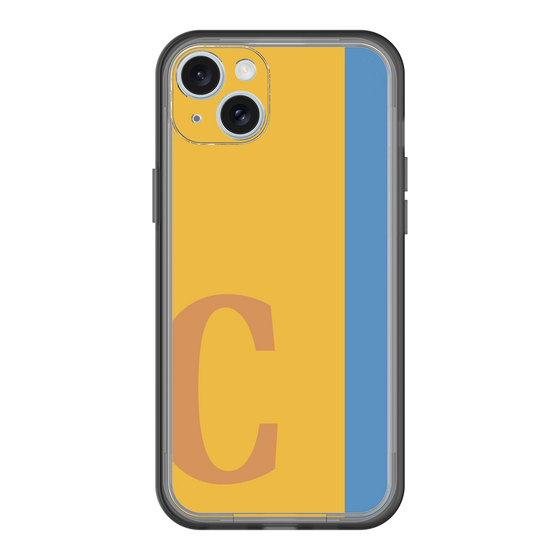スリムプロテクションプレミアムケース［ オリジナル - initial color line - C orange ］
