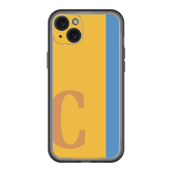 スリムプロテクションプレミアムケース［ オリジナル - initial color line - C orange ］
