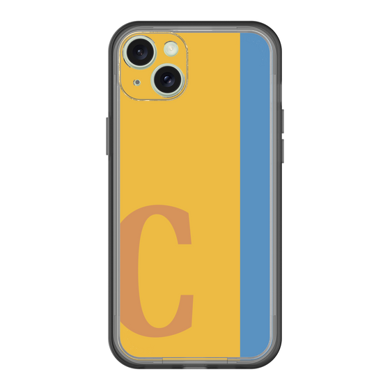 スリムプロテクションプレミアムケース［ オリジナル - initial color line - C orange ］