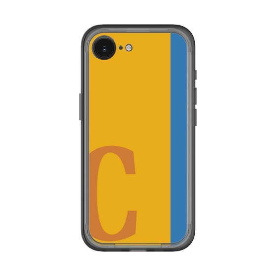スリムプロテクションプレミアムケース［ オリジナル - initial color line - C orange ］