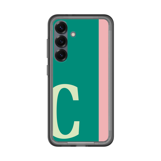 スリムプロテクションプレミアムケース［ オリジナル - initial color line - C green ］