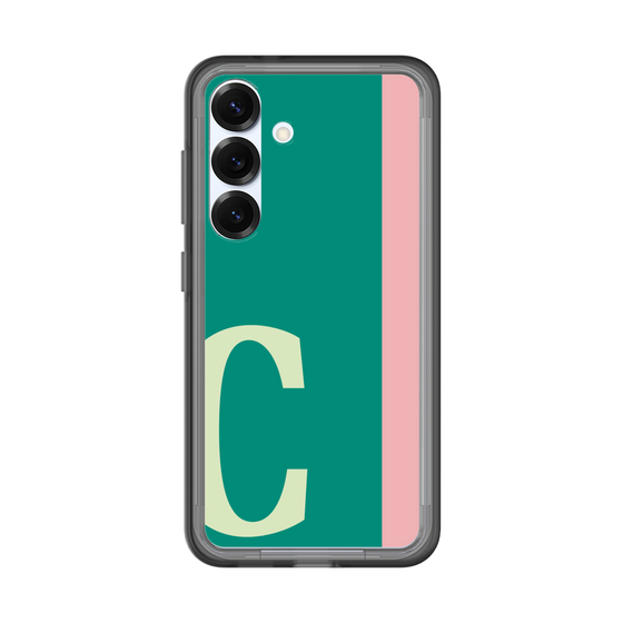 スリムプロテクションプレミアムケース［ オリジナル - initial color line - C green ］