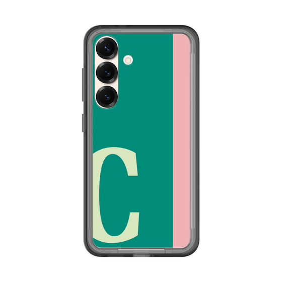 スリムプロテクションプレミアムケース［ オリジナル - initial color line - C green ］