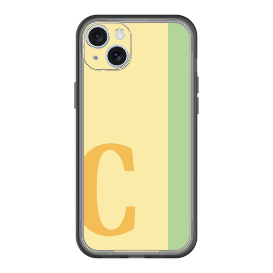 スリムプロテクションプレミアムケース［ オリジナル - initial color line - C yellow ］
