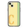 スリムプロテクションプレミアムケース［ オリジナル - initial color line - C yellow ］