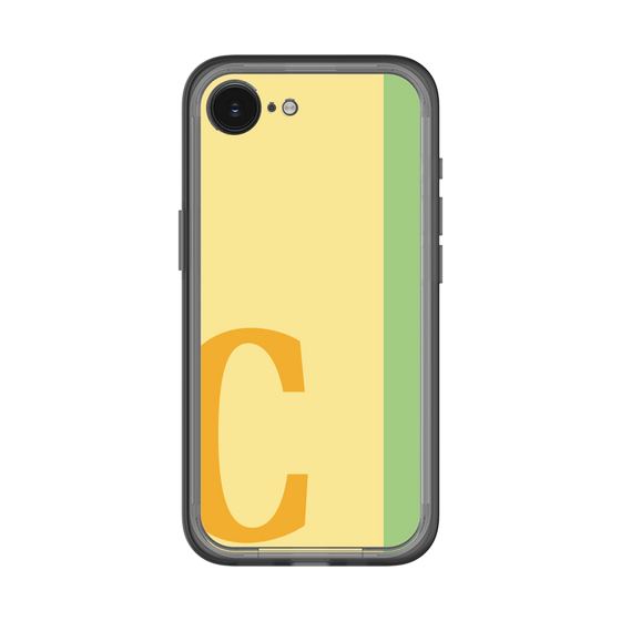 スリムプロテクションプレミアムケース［ オリジナル - initial color line - C yellow ］