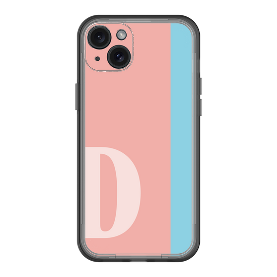 スリムプロテクションプレミアムケース［ オリジナル - initial color line - D pink ］