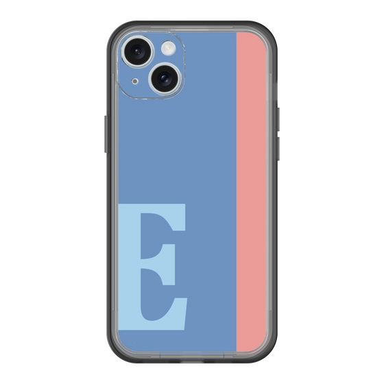 スリムプロテクションプレミアムケース［ オリジナル - initial color line - E blue ］