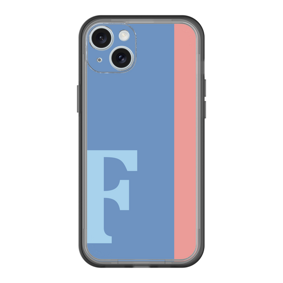 スリムプロテクションプレミアムケース［ オリジナル - initial color line - F blue ］