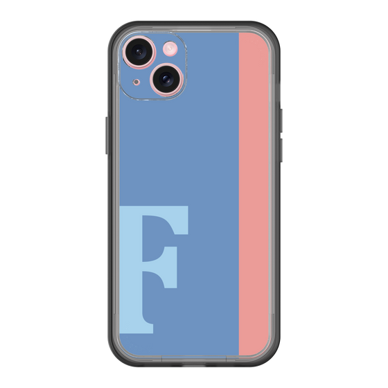 スリムプロテクションプレミアムケース［ オリジナル - initial color line - F blue ］