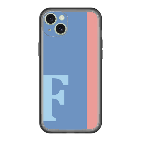 スリムプロテクションプレミアムケース［ オリジナル - initial color line - F blue ］