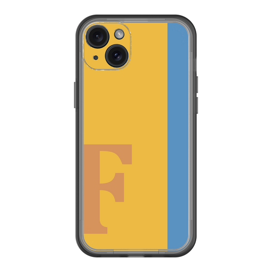 スリムプロテクションプレミアムケース［ オリジナル - initial color line - F orange ］